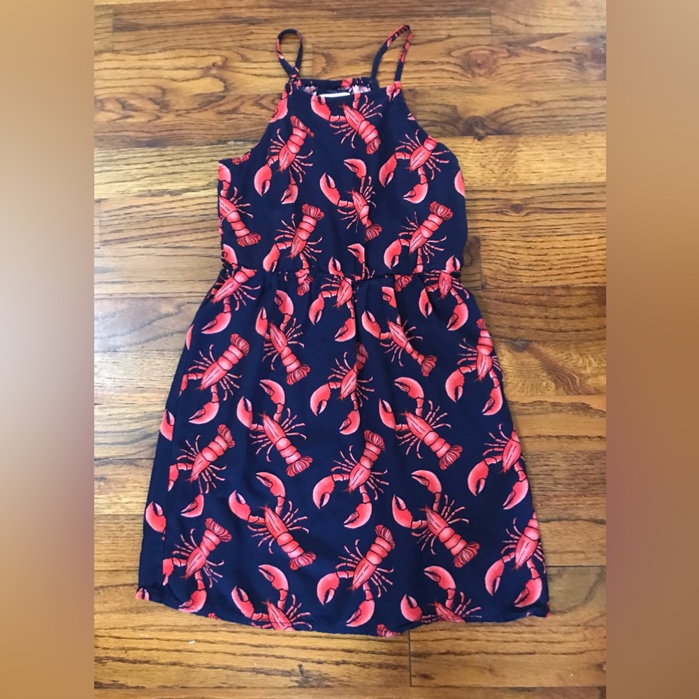 Girls Old Navy Crawfish Themed Dress NWOT
Waist Spaghetti Straps 
Small … - Picture 6 of 9